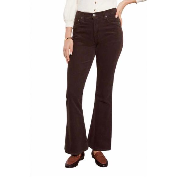 Citizens of Humanity NWT Corduroy Isola Flare Pant in Bronze - size 24 - Picture 1 of 10